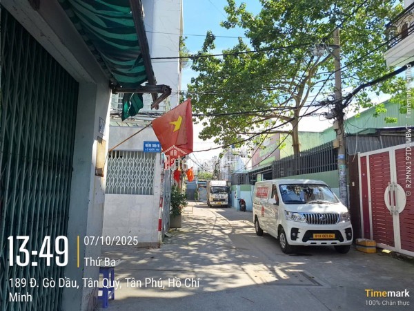 HXH Gò Dầu, Tân Phú (5.2m x 14m) 77m² x 2 tầng gần chợ Tân Hương, dòng tiền 8tr/th chỉ 6.4 tỷ.