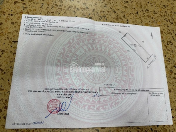 BÁN ĐẤT MẶT TIỀN ĐƯỜNG SỐ 17 – MINH THẮNG  2 MẶT TIỀN TRƯỚC SAU