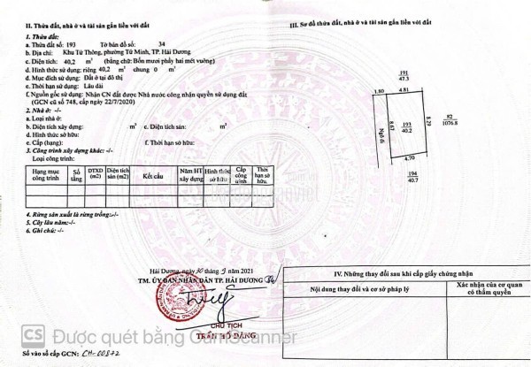 Nhà đẹp gần Cụm CN An Phát – 2PN, ở ngay, giá chỉ 1 tỷ 4xx