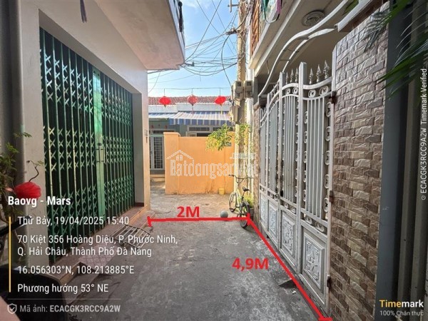 Chính chủ cần bán 350m2 đất kiệt Phong Bắc 20, Cẩm Lệ, Đà Nẵng