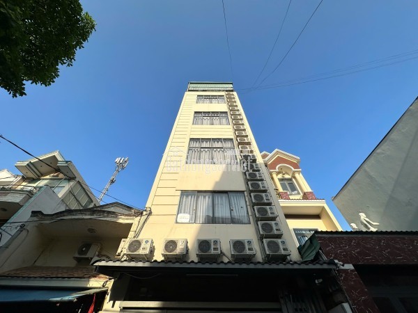 (Tin thật 100%) Bán tòa CHDV 77m2 x 16P ở Phan Huy Ích- HXH 4m thông - Dòng tiền 1,14 tỷ ~ 7,5%/năm