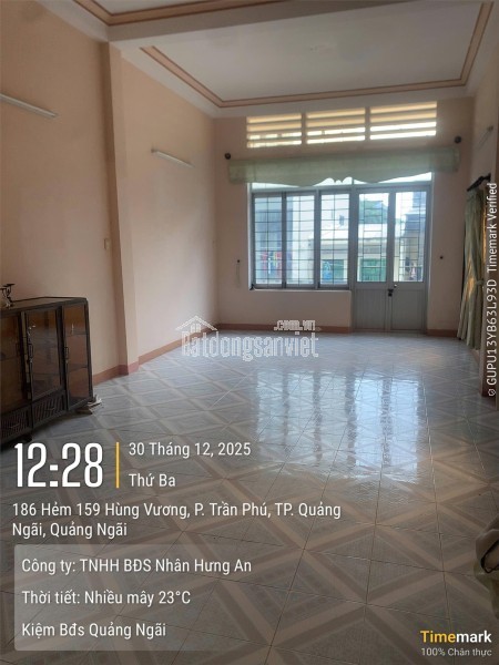 NHÀ GÓC 3 TẦNG hẻm 7m Hùng Vương – LÕI TRUNG TÂM TP QUẢNG NGÃI