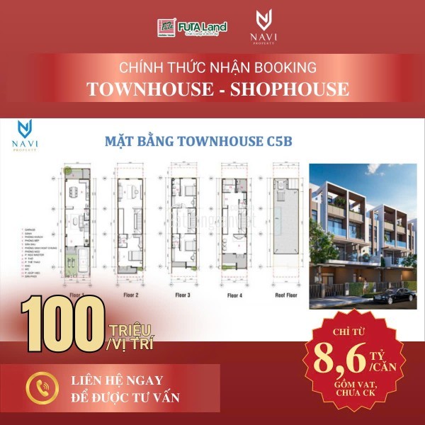 ✨ NHẬN BOOKING CHÍNH THỨC – SHOPHOUSE C5B PHƯƠNG TRANG