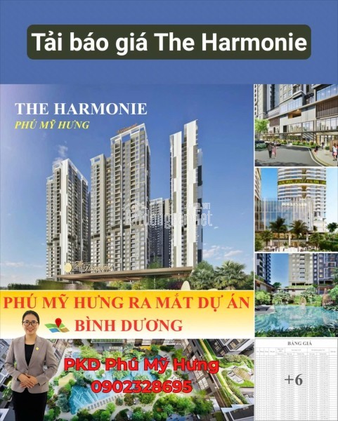 CHỈ TỪ 5xxtr SỞ HỮU NGAY CĂN HỘ HARMONIE PHÚ MỸ HƯNG TẠI TRUNG TÂM BÌNH DƯƠNG