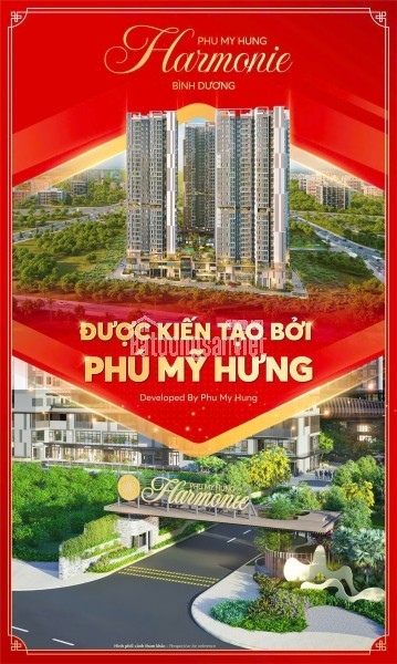 BẢNG GIÁ THE HARMONIE PHÚ MỸ HƯNG BÌNH DƯƠNG CHỈ 55TR/M2. MUA TRỰC TIẾP CĐT. BOOKING NGAY