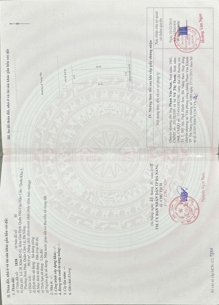 Bán nhà 2 tầng đường CAO XUÂN HUY- gần Phan Đăng Lưu. Dt 74m2 giá 8ty5 LH 0942992361