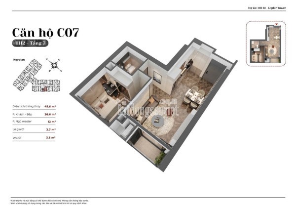 CẦN BÁN GẤP 1 NGỦ DỰ ÁN KEPLER MỖ LAO HÀ ĐÔNG