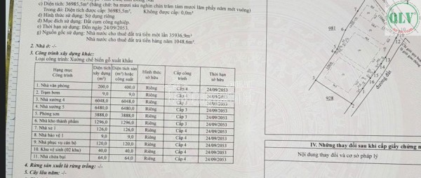 CHO THUÊ NHÀ XƯỞNG – CCN VLXD HỐ NAI, TRẢNG BOM, ĐN – 21.595m²