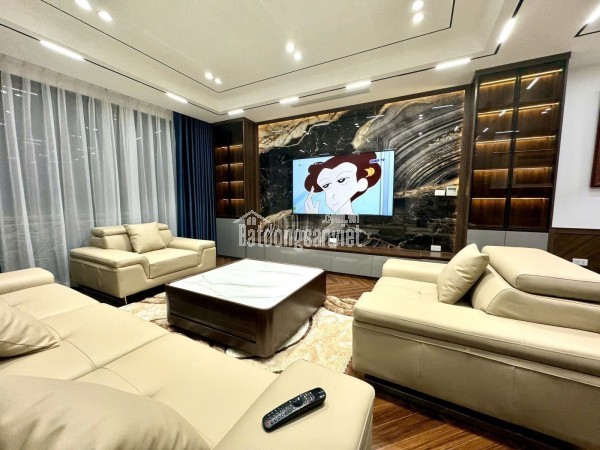 NHÀ ĐẸP GA RA 2 Ô TÔ FULL NỘI THẤT Ngọc Lâm 60m2 X 6 Tầng ,mặt tiền 4.5 m 19.2 tỷ Long Biên.