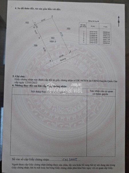 Bán 166m2 đất quất lâm mặt tiền 7m ô tô đỗ gần Flamingo và vsip hải long 1.100 ha
