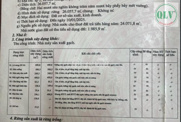 Cho thuê kho, nhà xưởng tại Xã Lộc An, Huyện Lộc Ninh, Bình Phước giá 40 Ngàn