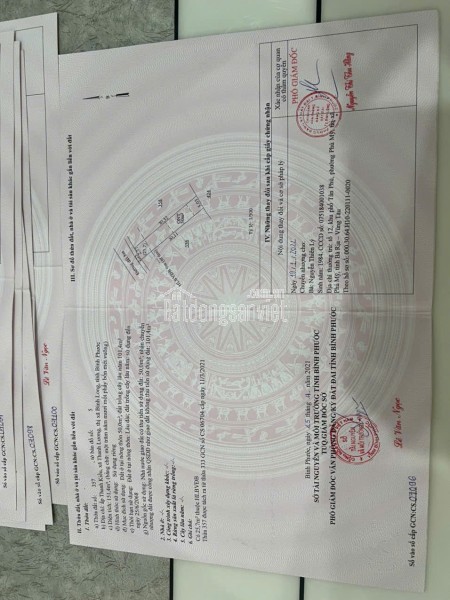 🏡 BÁN ĐẤT THỔ CƯ TRUNG TÂM AN LỘC – BÌNH LONG, BÌNH PHƯỚC