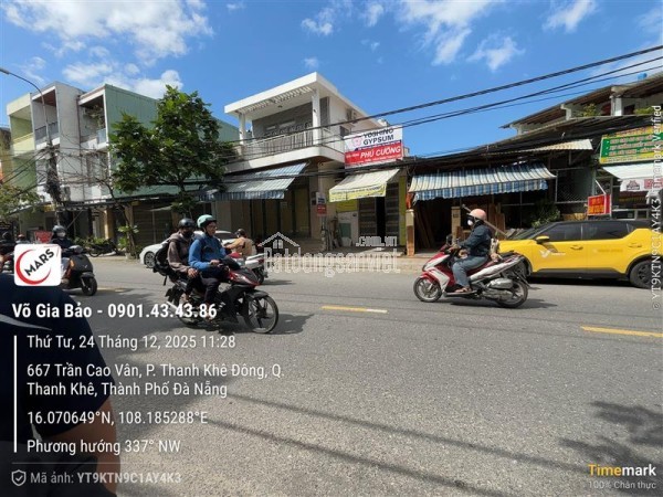 Bán nhà 3 tầng mặt tiền Thanh Khê, Đà Nẵng.