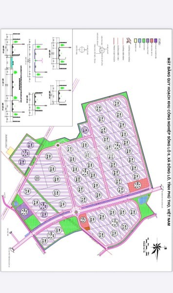 Bán và cho thuê đất KCN Sông Lô II - Vĩnh Phúc