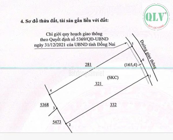 BÁN ĐẤT & NHÀ XƯỞNG – TRẢNG BOM, ĐỒNG NAI – 4.578m²