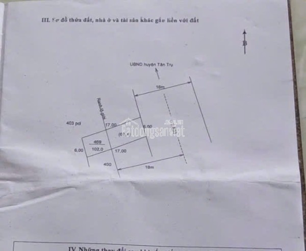 Bán hạ giá mặt tiền tỉnh Lộ 833 gần Quốc Lộ 50B giá 1,5 tỷ