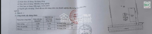 BÁN NHÀ XƯỞNG – KCN RẠCH BẮP, BẾN CÁT, BD –  5.792m²