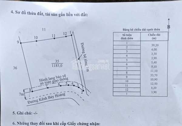 Bán lô đất lúa chuyển thổ đường bê tông 6m giá 1,55 tỷ