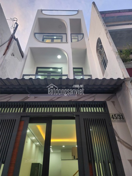 Chỉ (8tỷ) hơn xíu KDC Phú Lợi Q.8 - (5x20) Nhà 4PN 4 tầng sân thượng trước sau