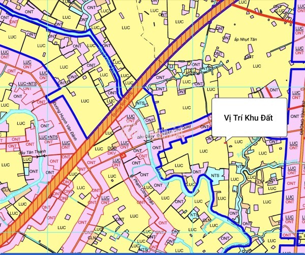 Bán lô đất lúa 4 mặt tiền chuyển thổ phân lô giá chốt 5 tỷ