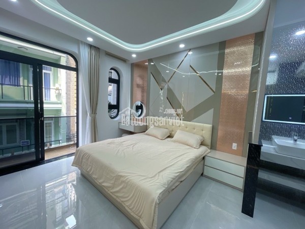 NHÀ MỚI ĐƯỜNG 8M -   GÒ VẤP - FULL NỘI THẤT - 4.2MX14M - 5TẦNG - GIÁ 10 TỶ