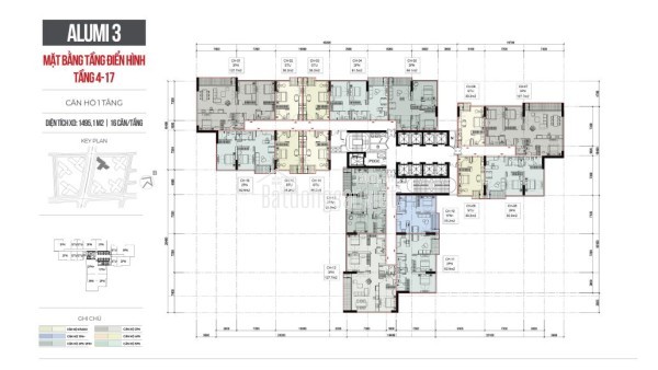An cư lý tưởng tại Alumi Premium 3 – 2PN+ 83,34m² thông thủy, logia Tây đón nắng chiều Hưng Yên