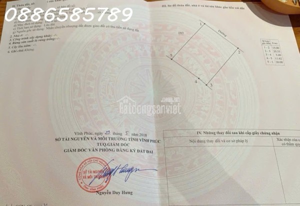 Bán đất BT 300m2, 2 mặt đường view vườn hoa tại Khu đô thị Nam Đầm Vạc, Vĩnh Yên, Vĩnh Phúc