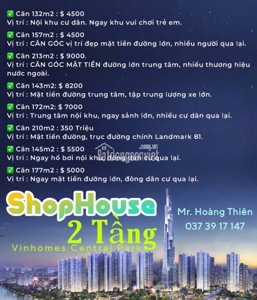 Ổ ẤM “VÀNG” LARITA-  TT  CHỈ TỪ 1.2 TỶ, sở hữu ngay Nhà mặt phố 1 trệt 1 lửng 2 lầu. Hoàng Vũ: