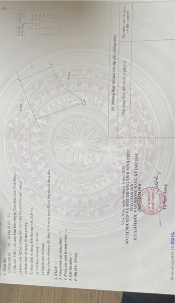 Bán đất nghỉ dưỡng Tam Đảo, 623m2, 36.5 tỷ, pháp lý đầy đủ, giá hợp lý