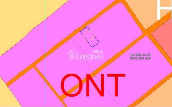 Bán đất xã phạm văn cội .củ chi, diện tích 855m2