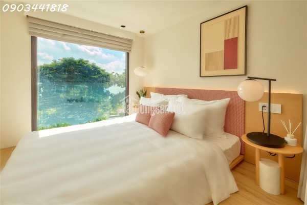 Cho thuê căn nhà 1PN + 1 Sun Urban City Hà Nam 45m² quy hoạch thông tầng, view hồ đẹp, full nội