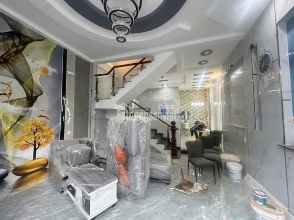 🏡 HÀNG HIẾM - NHÀ ĐẸP HẺM KINH DOANH THÔNG TRƯƠNG THỊ HOA - Q12-NGANG ĐỈNH 5m - 4 TẦNG KIÊN CỐ -