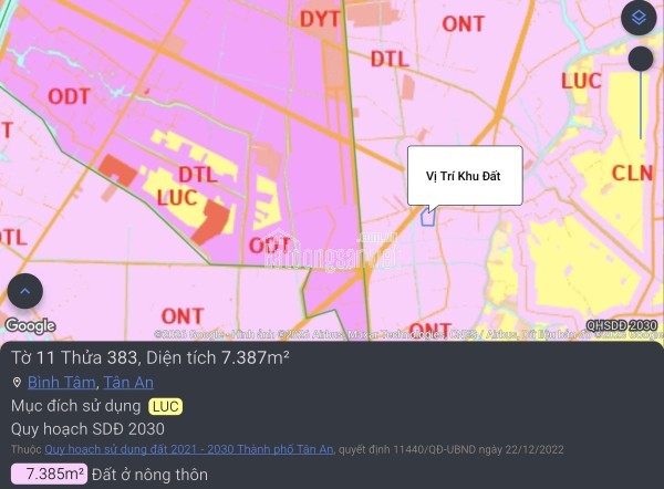 Bán lô đất thổ mặt tiền tỉnh lộ 833 giá 2 tỷ