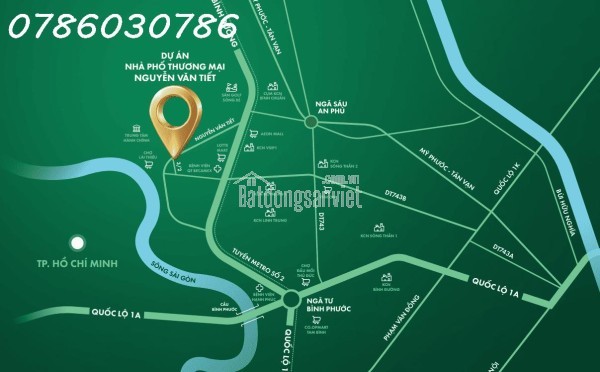 BÁN LÔ F1-04 KDC NGUYỄN VĂN TIẾT LÁI THIÊU  97,5M - Giá 5.6 tỷ