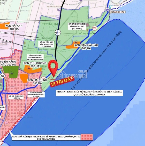 Bán lô góc 166m2 mặt tiền 7m tại quất lâm sát Flamingo hơn 1 tỷ