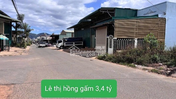 Bán 120 m2 đất mặt tiền đường Lê Thị Hồng Gấm- Liên Nghĩa -Đức Trọng-Lâm Đồng - 3.4 tỷ