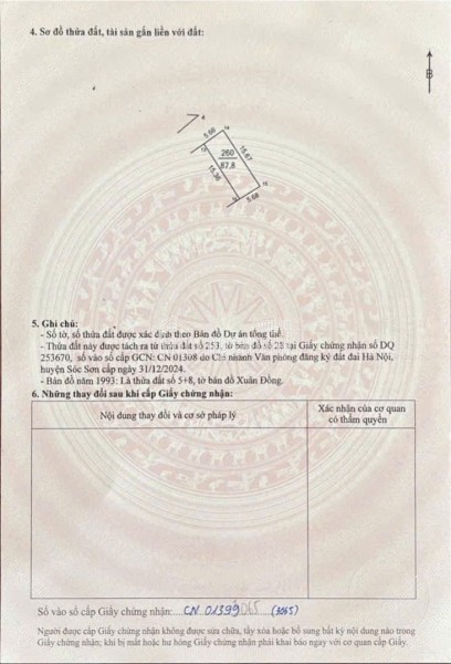 CẦN BÁN LÔ ĐẤT VỊ TRÍ CỰC TIÊM NĂNG , SÁT ĐƯỜNG TỈNH LỘ 418  ,DT - 87,8 M FUN THỔ CƯ  GIÁ NHỈNH 2