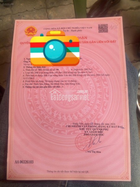 ĐẤT THÔN NGỌC LÂM (QUỲNH NGỌC) GẦN CHỢ, TRUNG TÂM XÃ GIÁ 1 TỶ 5XX