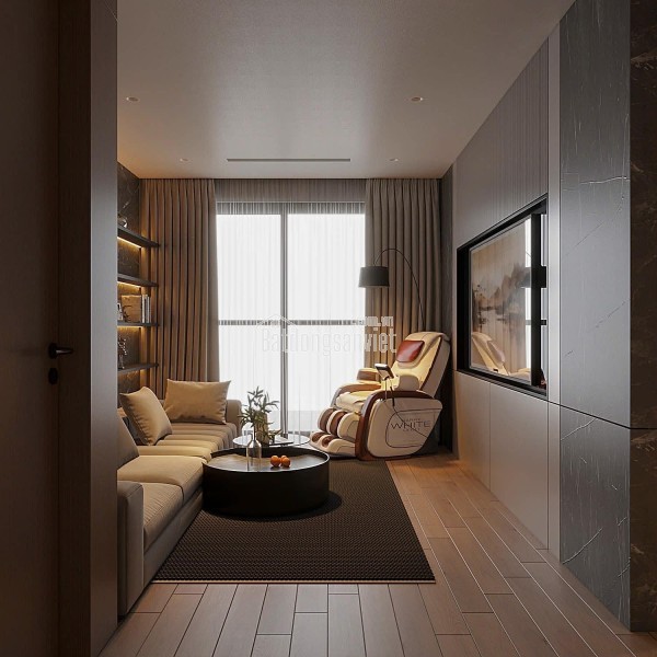 17.3.26.1 Bán căn 3 ngủ Golden Palm Lê Văn Lương, căn góc, kính vòm, nội thất sửa lại đẹp nhất