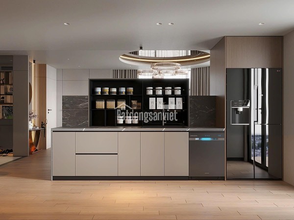 17.3.26.1 Bán căn 3 ngủ Golden Palm Lê Văn Lương, căn góc, kính vòm, nội thất sửa lại đẹp nhất