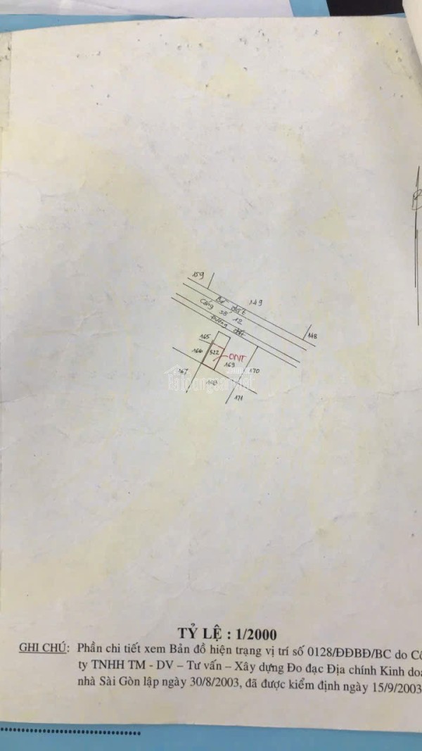 Bán Đất Mặt Tiền 290m2, Giá 6.8 Tỷ , Số 289 Thích Thiện Hoà, Xã Bình Lợi, TPHCM