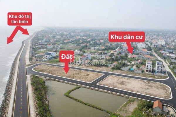 BÁN NHANH LÔ GÓC, 105m, mặt tiền 5.6m, hơn 1.5 tỷ, đặc khu kinh tế Ninh Cơ, Ninh Bình, sát biển