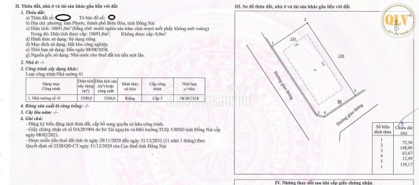 Bán kho, nhà xưởng tại Xã Giang Điền, Huyện Trảng Bom, Đồng Nai 10.691m²