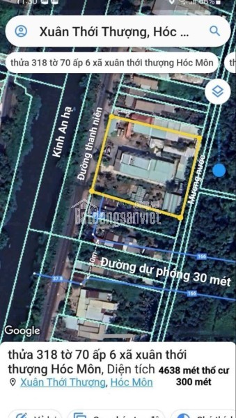 BÁN ĐẤT MẶT TIỀN THỚI AN 4 - 6.5X14M - 6.19T