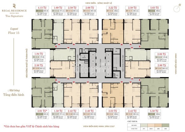 CHUYỂN NHƯỢNG CĂN HỘ STUDIO – REGAL RESIDENCE (TÒA SIGNATURE)