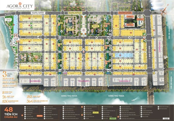 Cần Bán Đất 2 Mặt Tiền Tỉnh Lộ 818 Tiện Kinh Doanh Buôn Bán Tại Agora City - KĐT Thương Mại Hàng