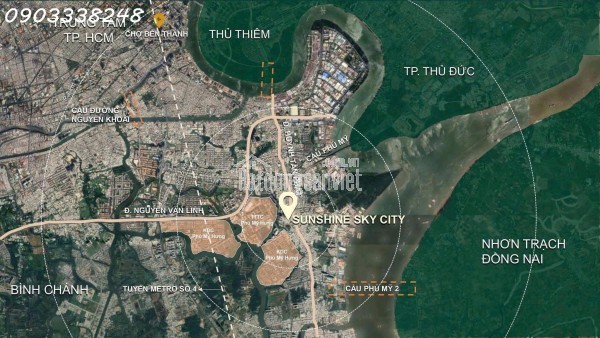 Booking giữ chỗ sớm V8, V9, hưởng 1% chiết khấu tại Sunshine Sky City để đón đầu hạ tầng phát triển