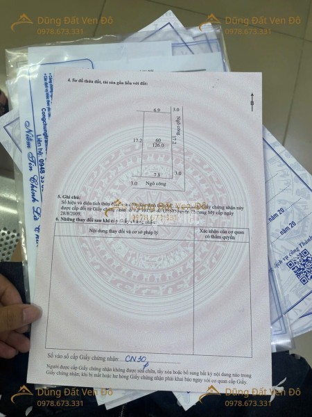 LÔ ĐẤT 1267M TẠI SƠN ĐỒNG, TIÊN PHƯƠNG, CHƯƠNG MỸ