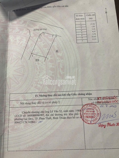 BÁN ĐẤT 6600M2 TẠI THÔN 4, XÃ HỒNG SƠN - ĐƯỜNG Ô TÔ - GIÁ 999 TRIỆU