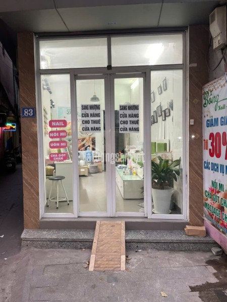 CHO THUÊ  MẶT BẰNG TẦNG 1 ĐẸP, GIÁ TỐT – LƯƠNG ĐỊNH CỦA, ĐỐNG ĐA HÀ NỘI